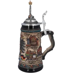 Käthe Wohlfahrt Bierkrug Mit Zinnadler 