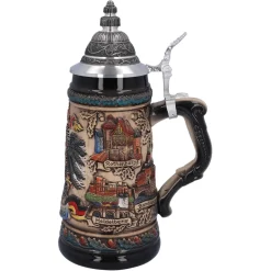Käthe Wohlfahrt Bierkrug Mit Zinndeckel 
