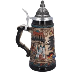 Käthe Wohlfahrt Bierkrug Mit Zinndeckel 