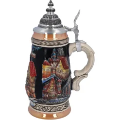 Käthe Wohlfahrt Bierkrug Mit Zinndeckel 