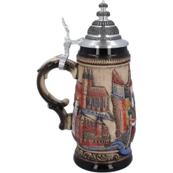 Käthe Wohlfahrt Bierkrug Mit Zinndeckel 