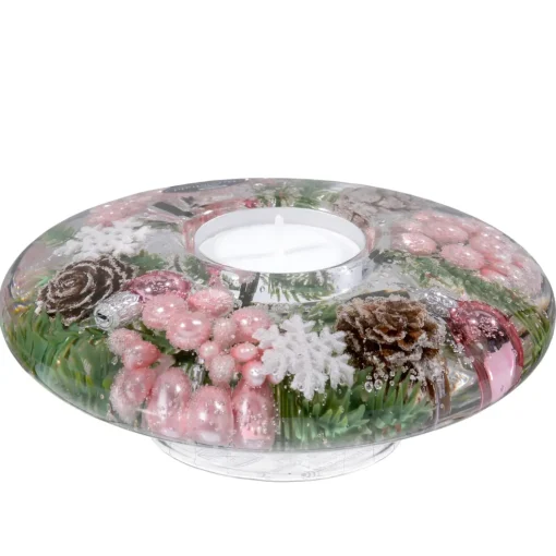 Käthe Wohlfahrt Dreamlight "Frozen Nature" - Kerzenhalter Ufo Medium