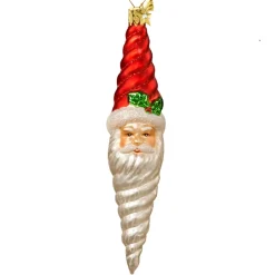 Poesie in Glas Eiszapfen Hl. Nikolaus