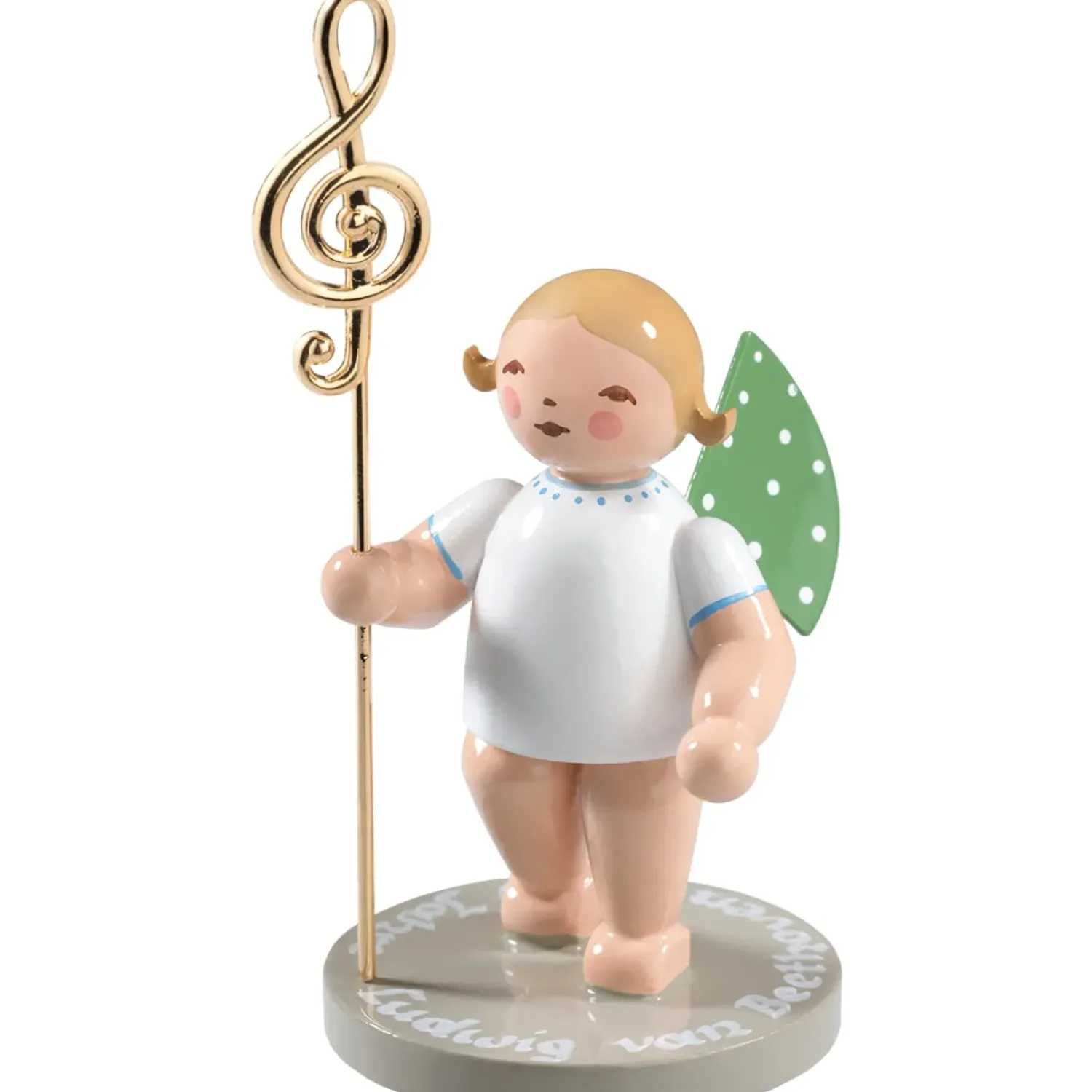 WENDT & KÜHN Engel Mit Goldenem Notenschlussel "Beethoven", Blond