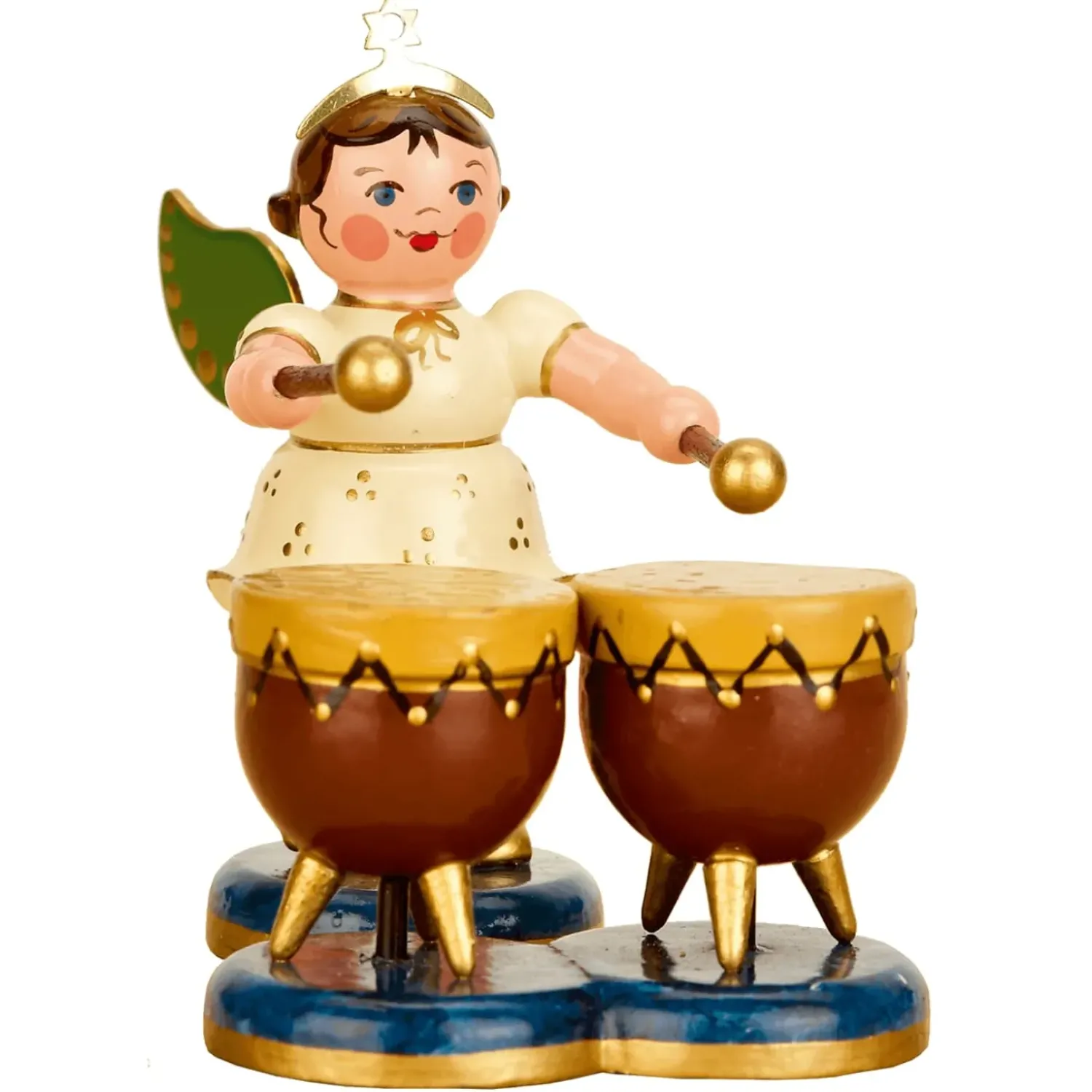 Hubrig Volkskunst Engel Mit Kesselpauke