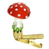 Poesie in Glas Fliegenpilz Mit Clip, Klein (3,5 Cm)