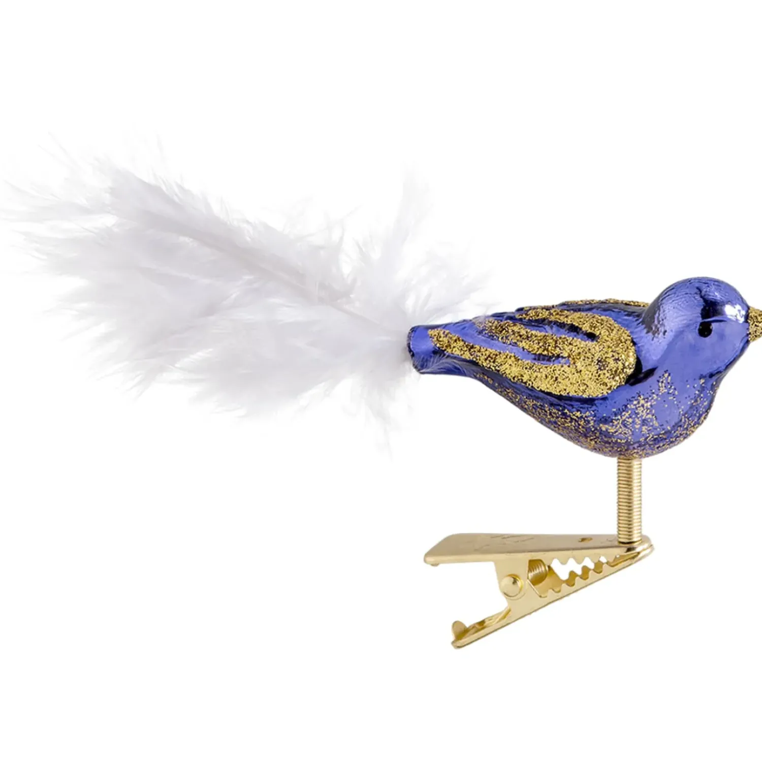 Poesie in Glas Glasvogel Lila/Gold