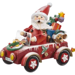 Käthes Original Holzknoddl "Mit Vollgas Zur Bescherung", Rauchermannchen