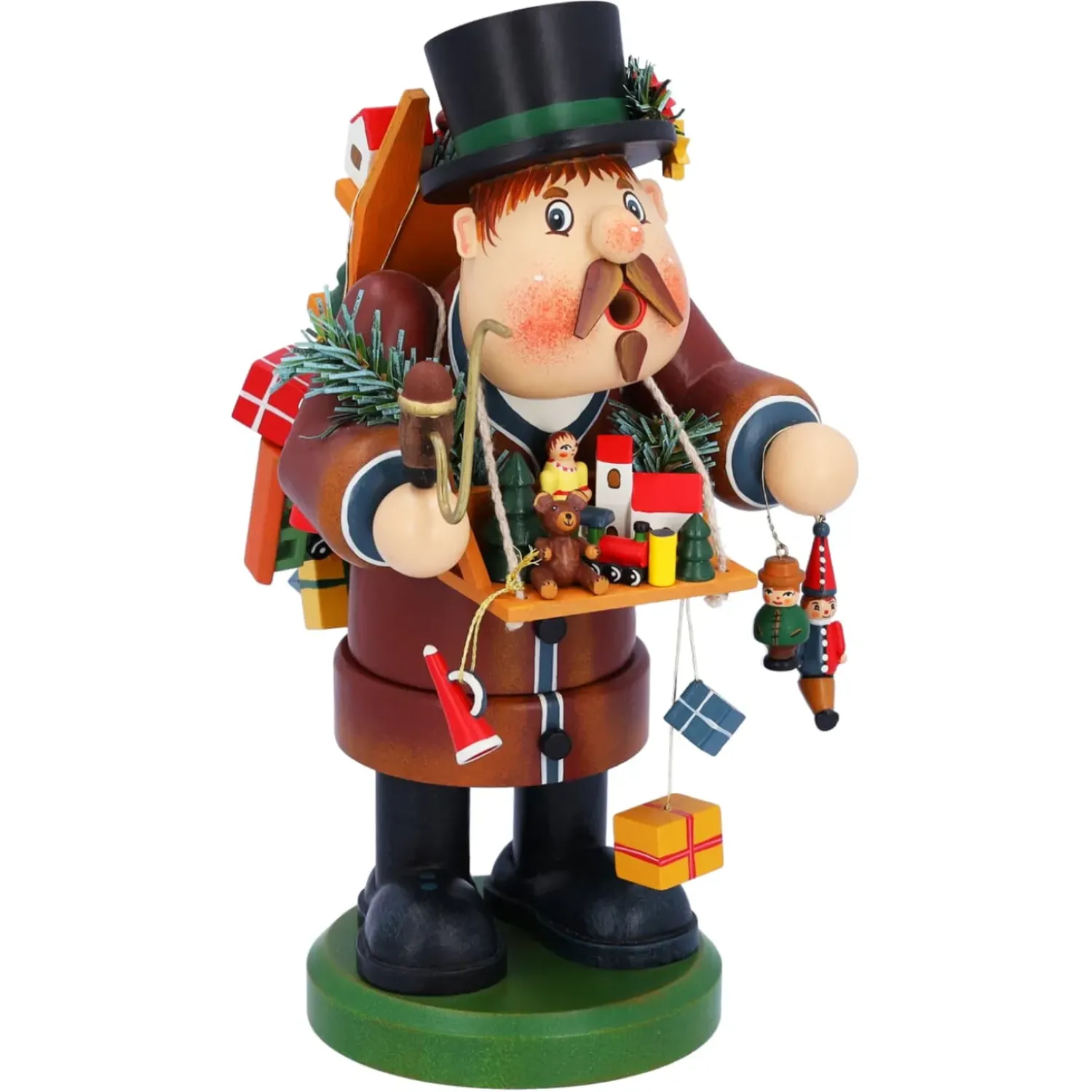 Käthes Original Holzknoddl "Spielzeughandler", Rauchermannchen