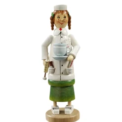 Käthes Original Holzmannl "Krankenschwester", Rauchermannchen