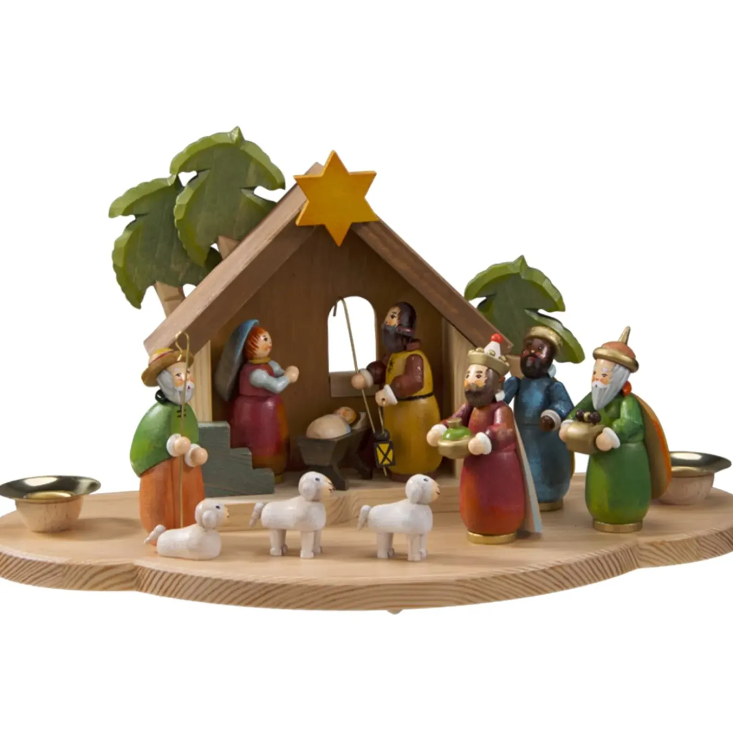 Käthes Original Kerzenhalter "Weihnachtskrippe"