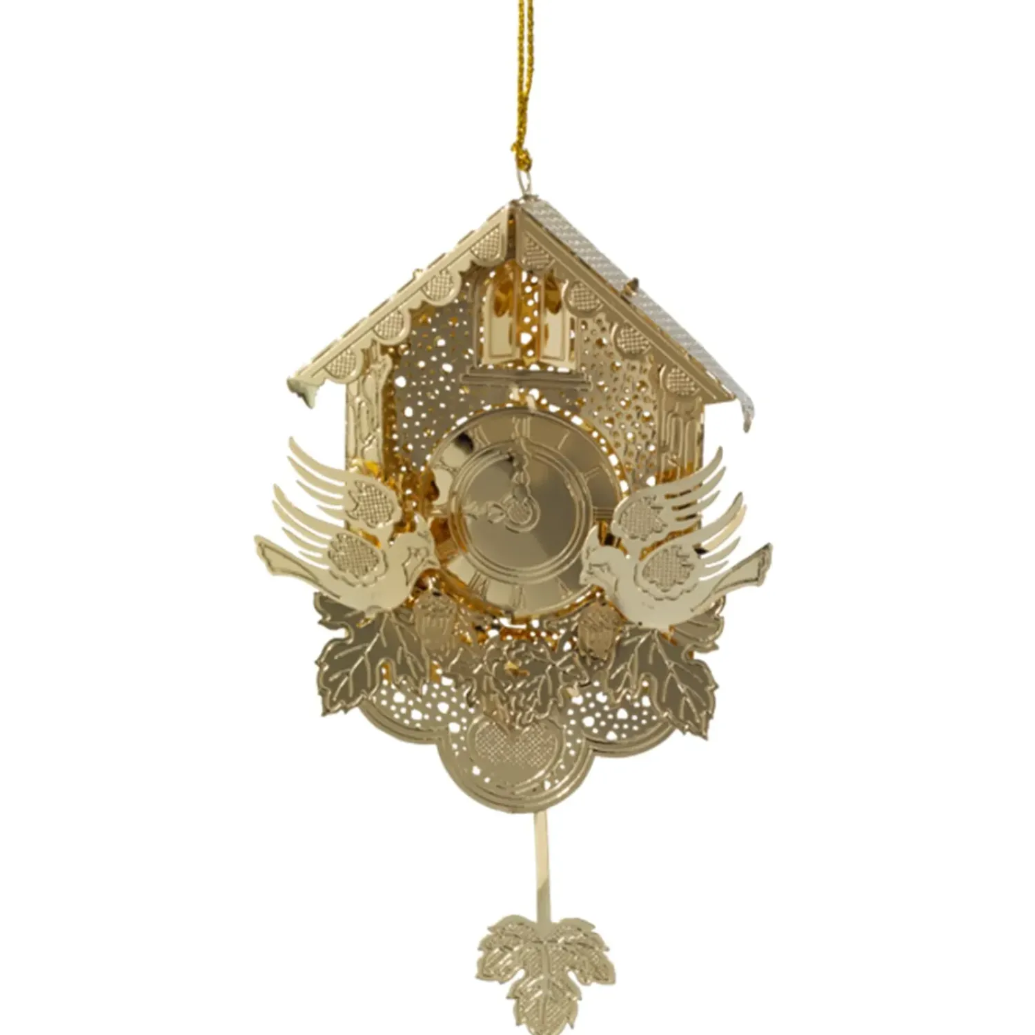 Käthe Wohlfahrt Kuckucksuhr, Vergoldet