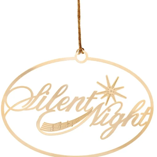 Käthe Wohlfahrt Messingornament "Silent Night"