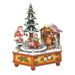 Hubrig Volkskunst Musikdose "Weihnachtszeit"