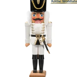 HODREWA Nussknacker "Husar" Weis, 36Cm