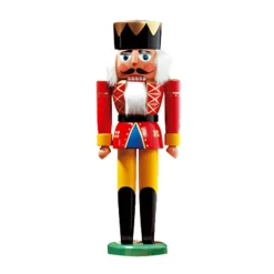 HODREWA Nussknacker "Konig" Rot, 24Cm