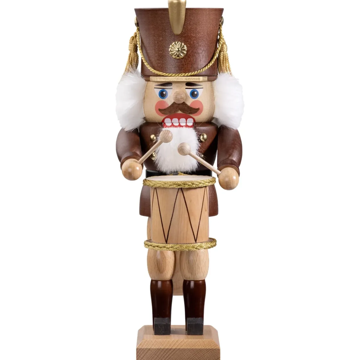 HODREWA Nussknacker "Trommler", Braun/Lasiert, 30 Cm