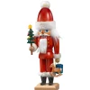 Christian ULBRICHT Nussknacker "Weihnachtsmann" Rot, 32Cm