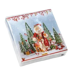 Käthe Wohlfahrt Papier-Cocktailservietten "Tierweihnacht"