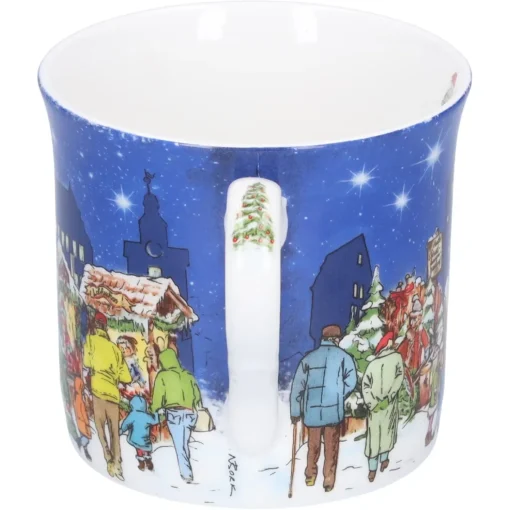 Käthe Wohlfahrt Porzellan-Tasse "Weihnachtsmarkt"