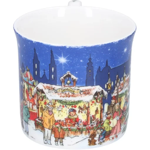 Käthe Wohlfahrt Porzellan-Tasse "Weihnachtsmarkt"