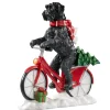 Käthe Wohlfahrt Schnauzer Auf Fahrrad