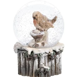 Käthe Wohlfahrt Schneekugel "Rotkehlchen"