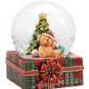 Käthe Wohlfahrt Schneekugel "Teddys Geschenk"