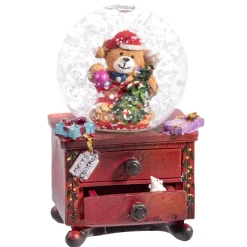 Käthe Wohlfahrt Schneekugel "Teddys Weihnachtsuberraschung"