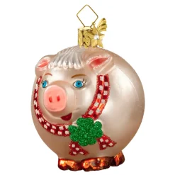 Poesie in Glas Schwein (Rund)
