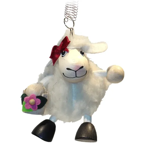 Käthe Wohlfahrt Schwingfigur "Lammmadchen"