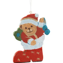 Käthes Original Teddy In Nikolausstiefel, Rot
