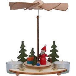 Käthe Wohlfahrt Teelicht-Pyramide "Weihnachtsmann"