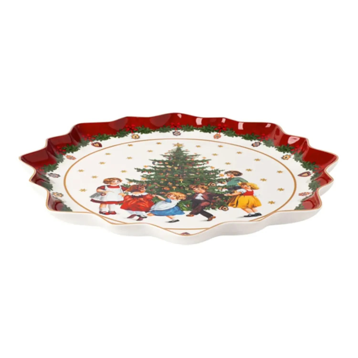 Villeroy & Boch Toy'S Fantasy Gebackteller Tief, Kinder Tanzen Um Baum