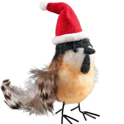 Käthe Wohlfahrt Vogel Mit Nikolausmutze Aus Filz