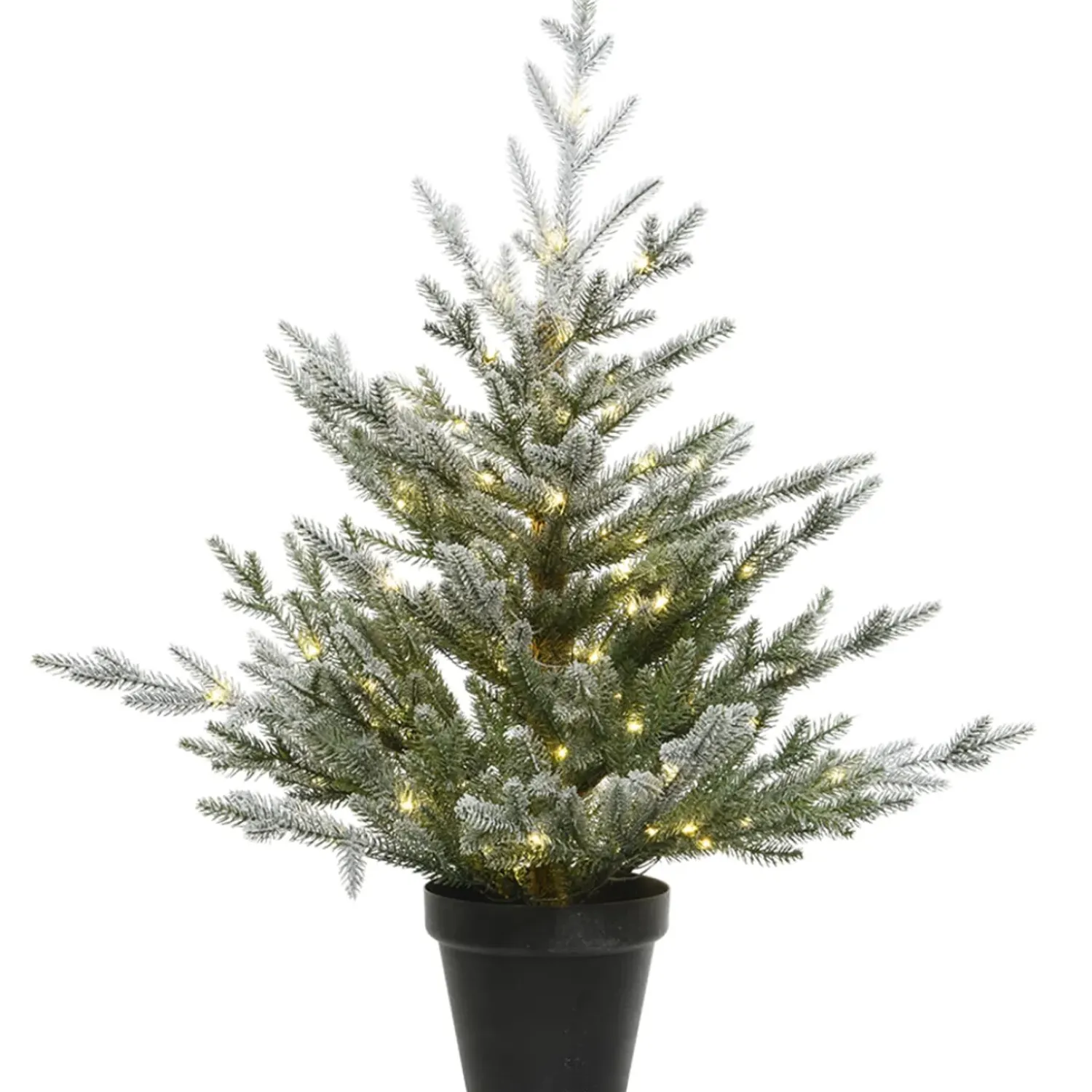 Käthe Wohlfahrt Weihnachtsbaum Im Topf, Mit Led Beleuchtung, 75 Cm