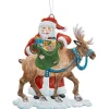Käthes Original Weihnachtsmann Mit Rentier